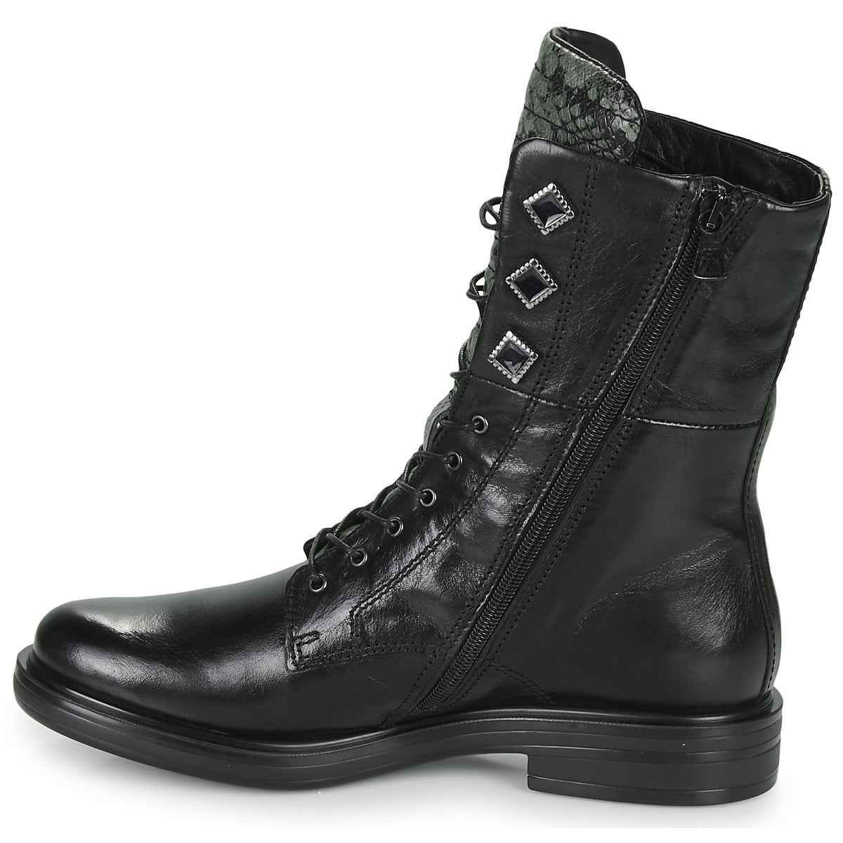 Stivaletti Donna Mjus CAFE METAL Nero