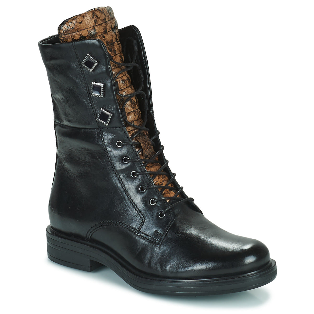 Stivaletti Donna Mjus CAFE METAL Nero