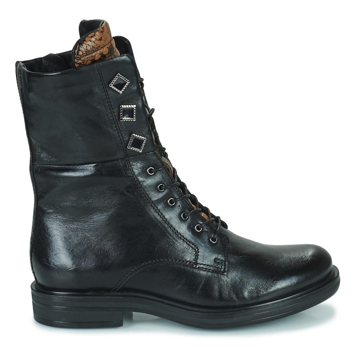 Stivaletti Donna Mjus CAFE METAL Nero