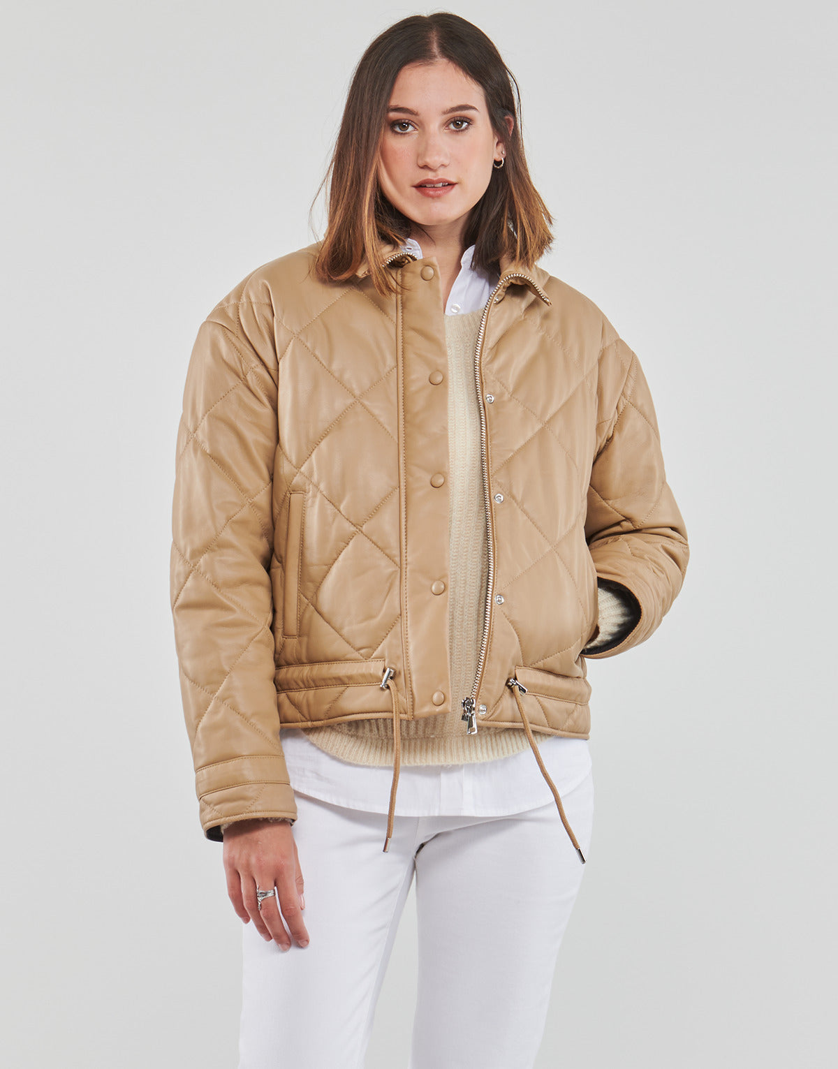 Piumino Donna Oakwood TRAVEL Beige