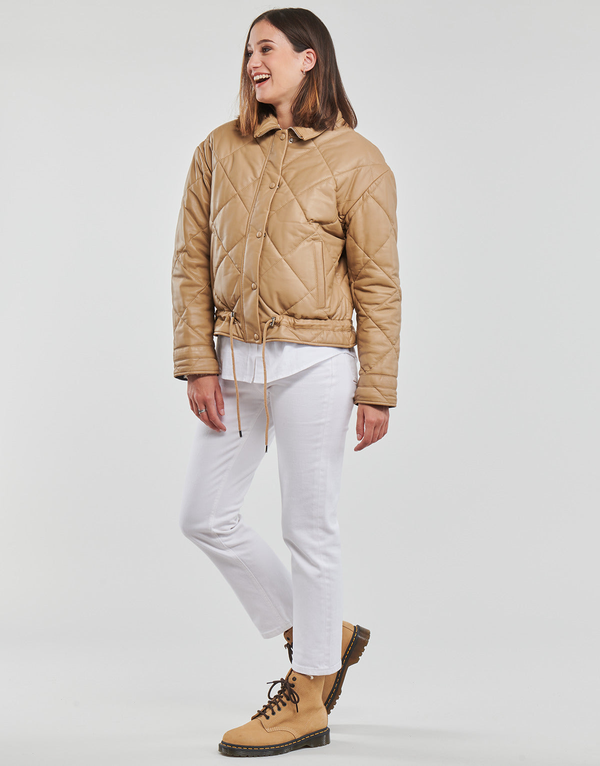 Piumino Donna Oakwood TRAVEL Beige