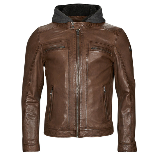 Giacca in pelle Uomo Oakwood DRINK Marrone