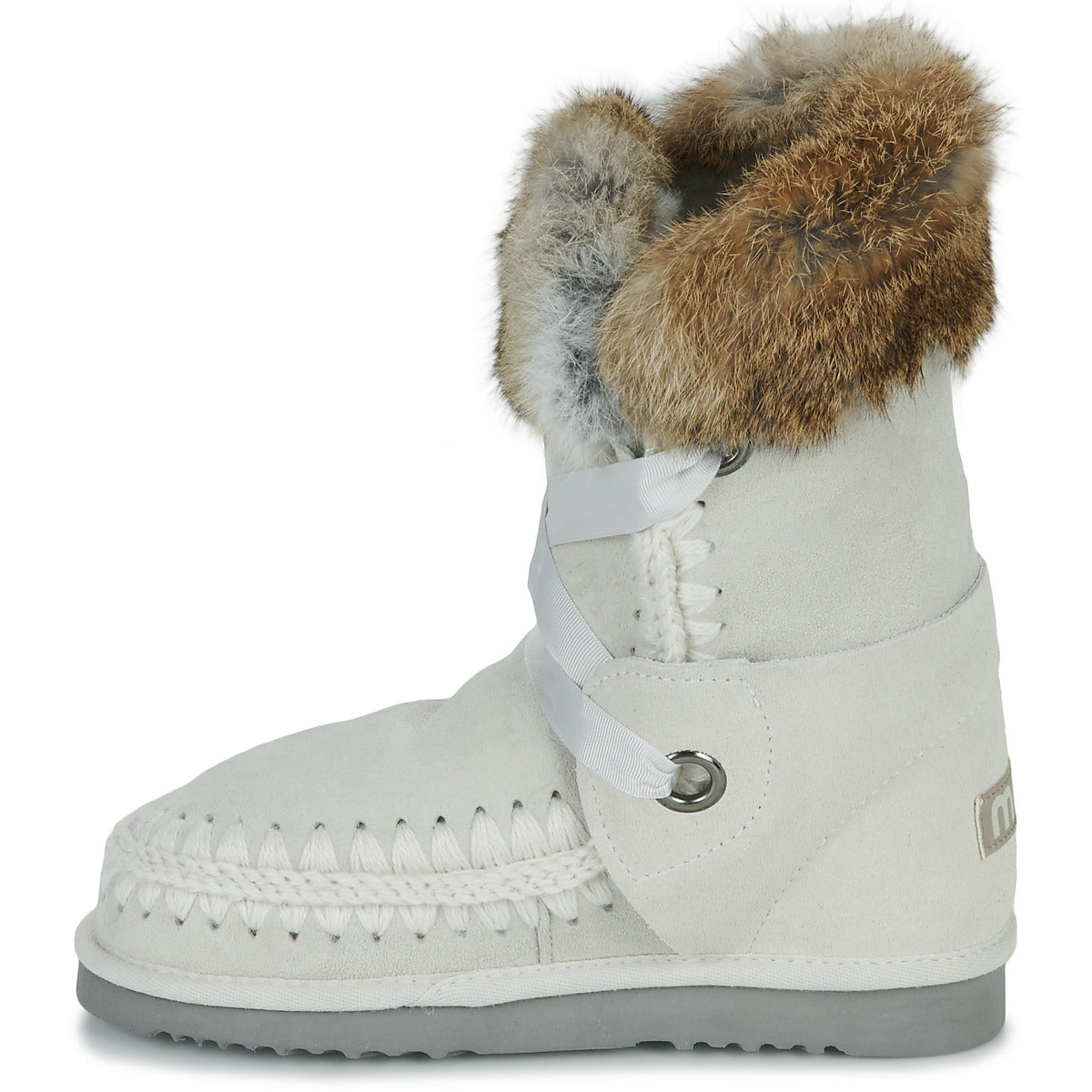 Stivaletti Donna Mou ESKIMO LACE FUR Beige