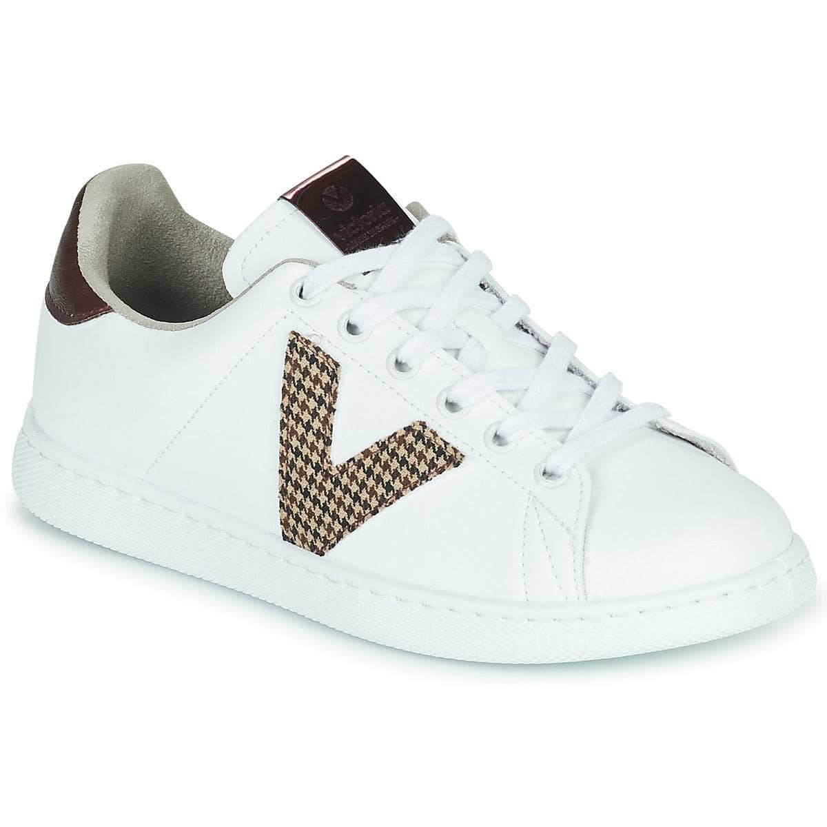 Sneakers basse Donna Victoria TENIS EFECTO PIEL GALE Bianco