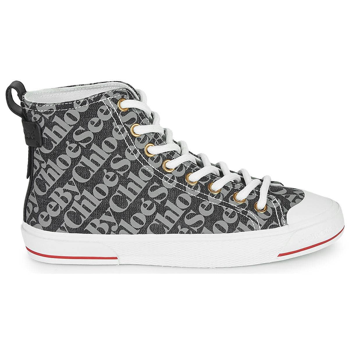 Sneakers alte Donna See by Chloé ARYANA Grigio