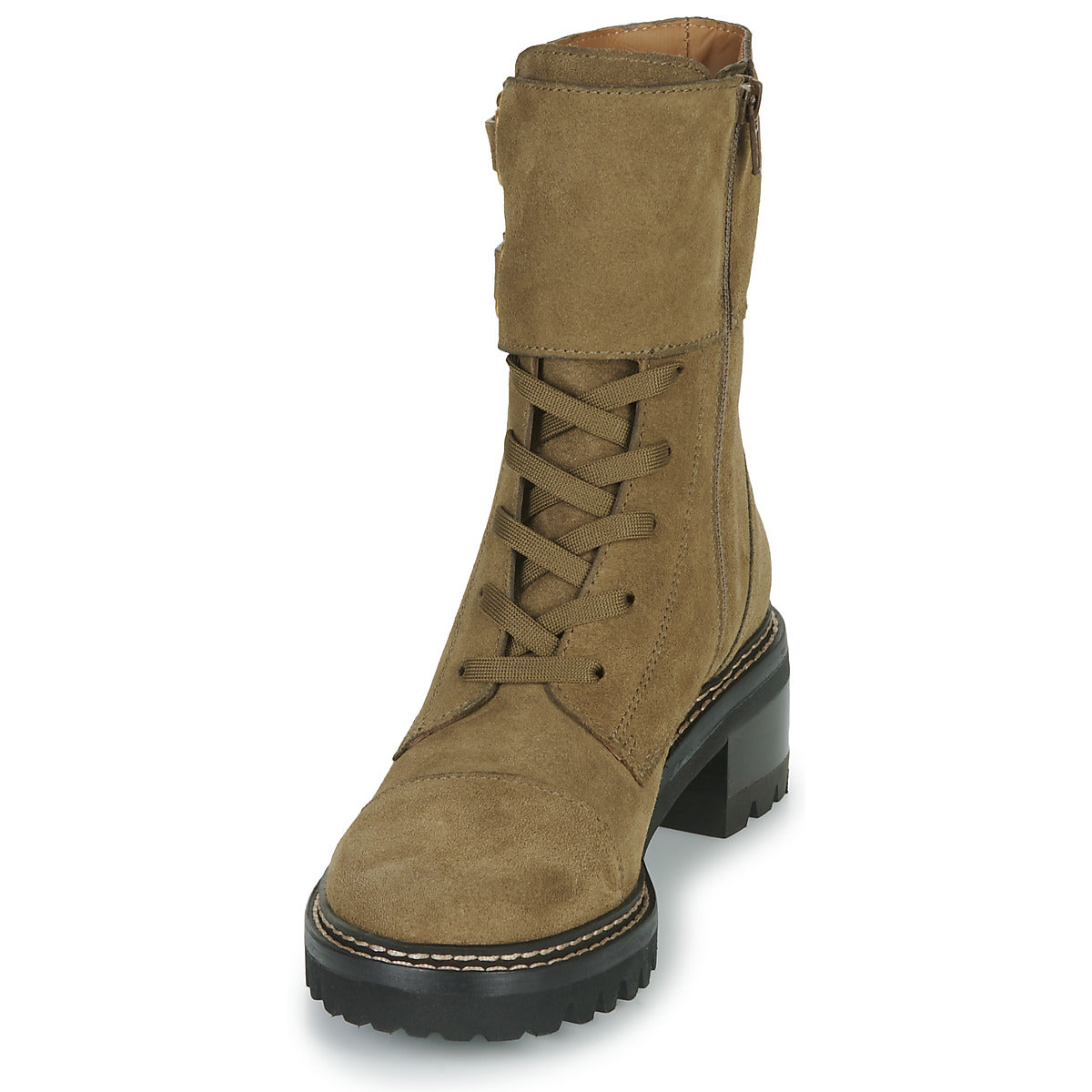 Stivaletti Donna See by Chloé MALLORY Kaki