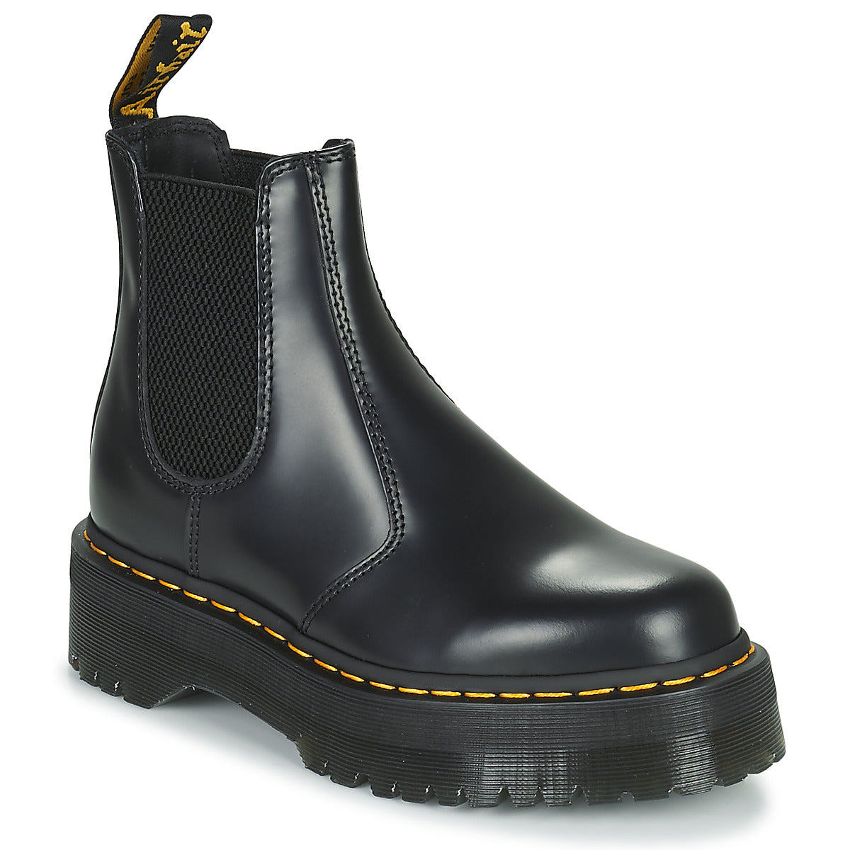 Stivaletti Uomo Dr. Martens  2976 QUAD BLACK SMOOTH  Nero