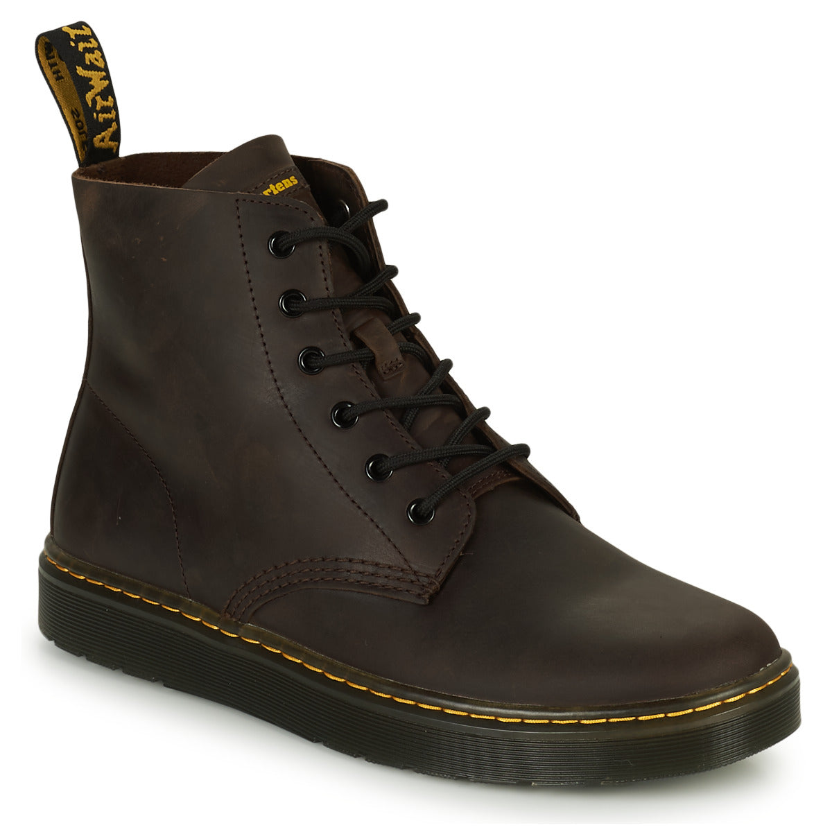 Stivaletti Donna Dr. Martens  THURSTON CHUKKA DARK BROWN CRAZY HORSE  Marrone