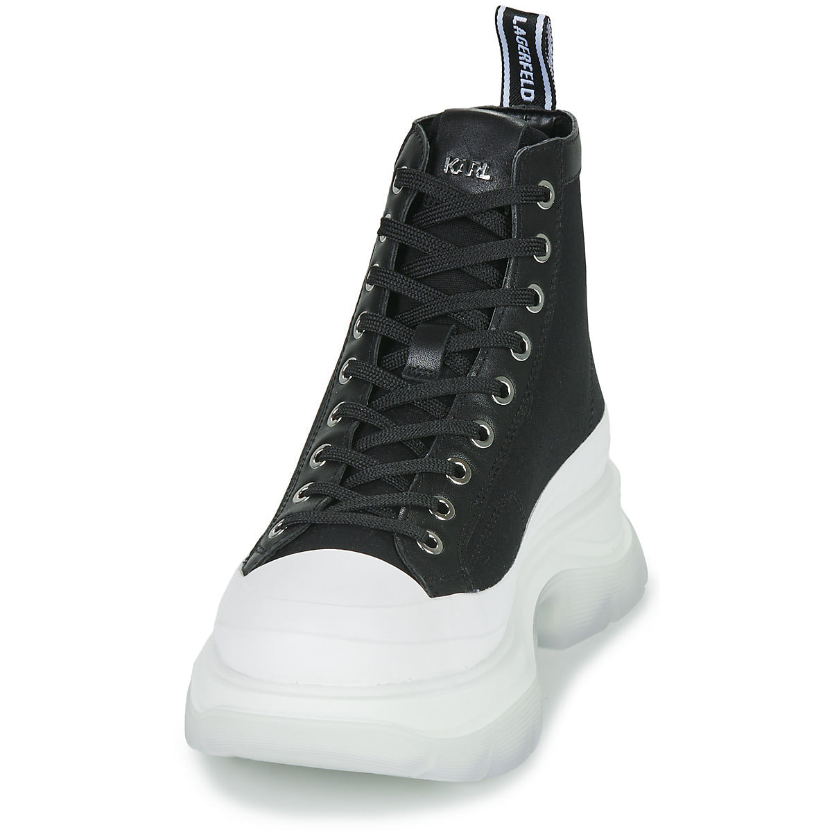 Sneakers alte Donna Karl Lagerfeld LUNA Maison karl Nero
