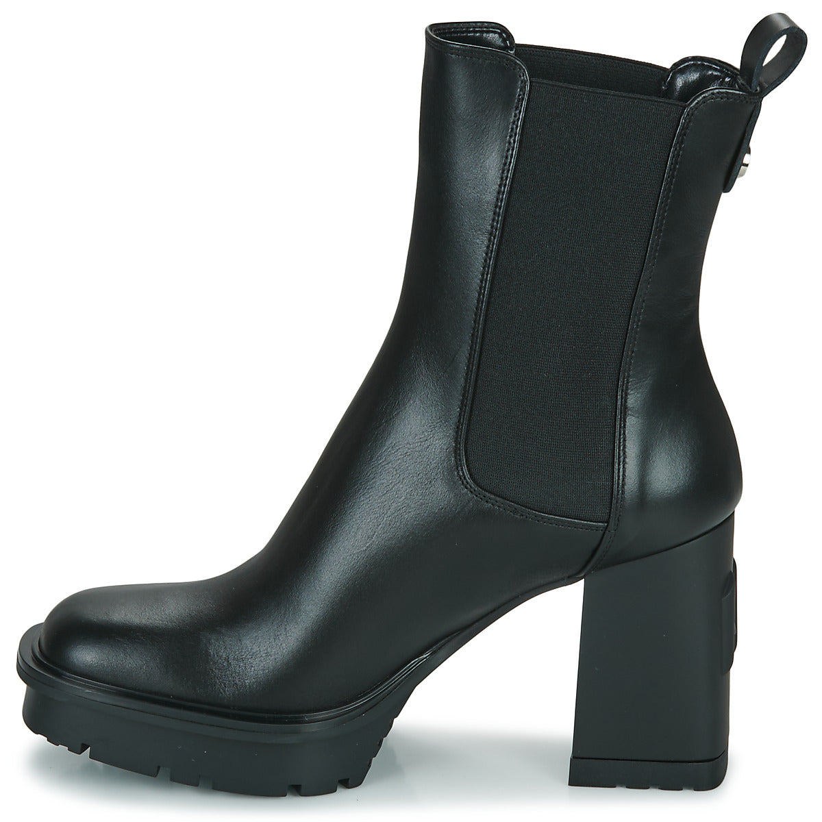 Stivaletti Donna Karl Lagerfeld VOYAGE VI Monogram Gore Boot Nero