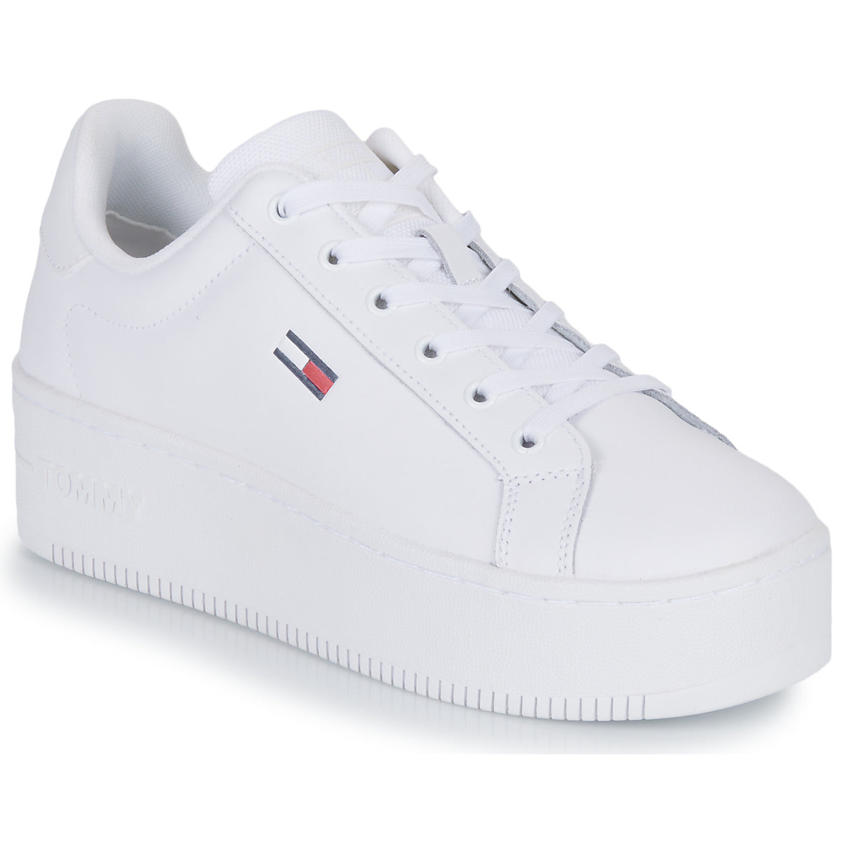 Sneakers basse Donna Tommy Jeans  Tommy Jeans Flatform Essential  Bianco