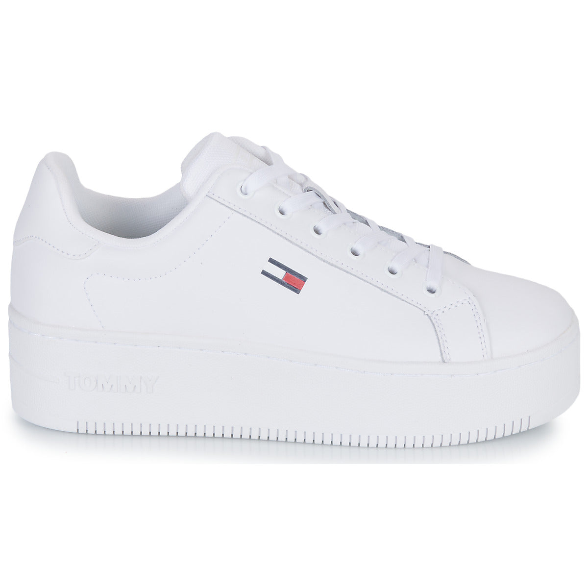 Sneakers basse Donna Tommy Jeans  Tommy Jeans Flatform Essential  Bianco