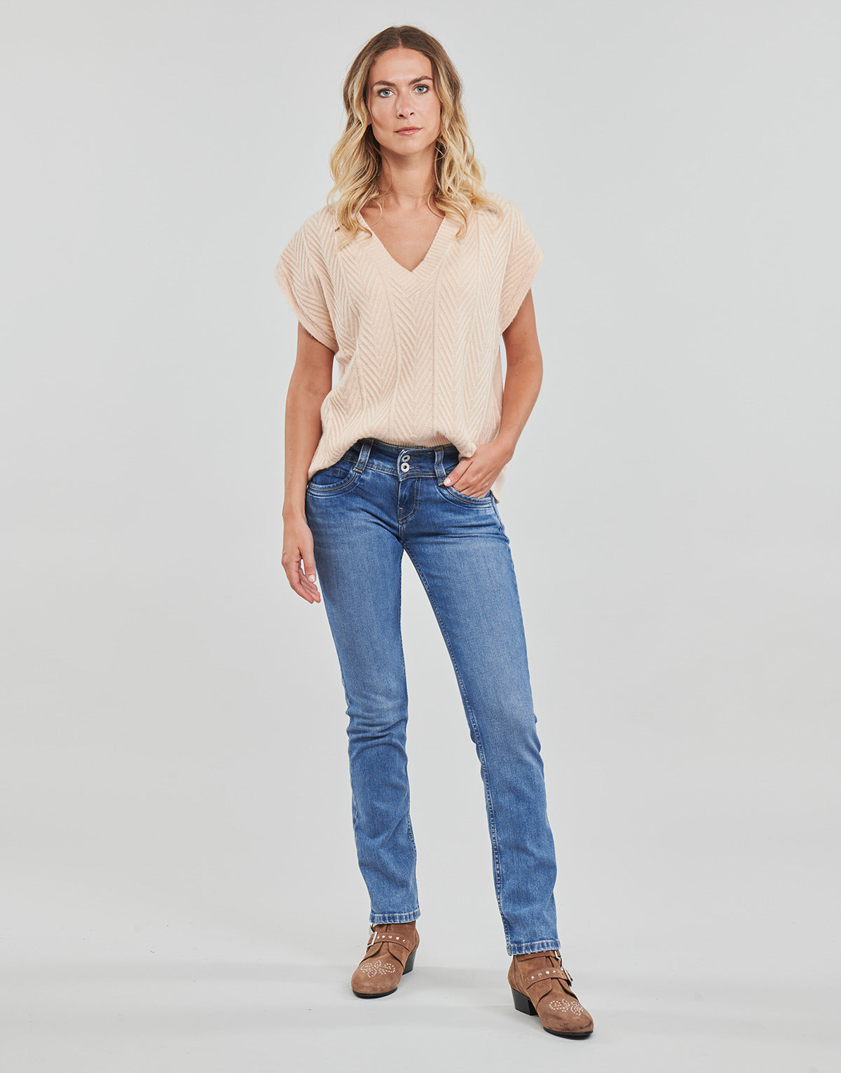 Jeans Donna Pepe jeans GEN Blu
