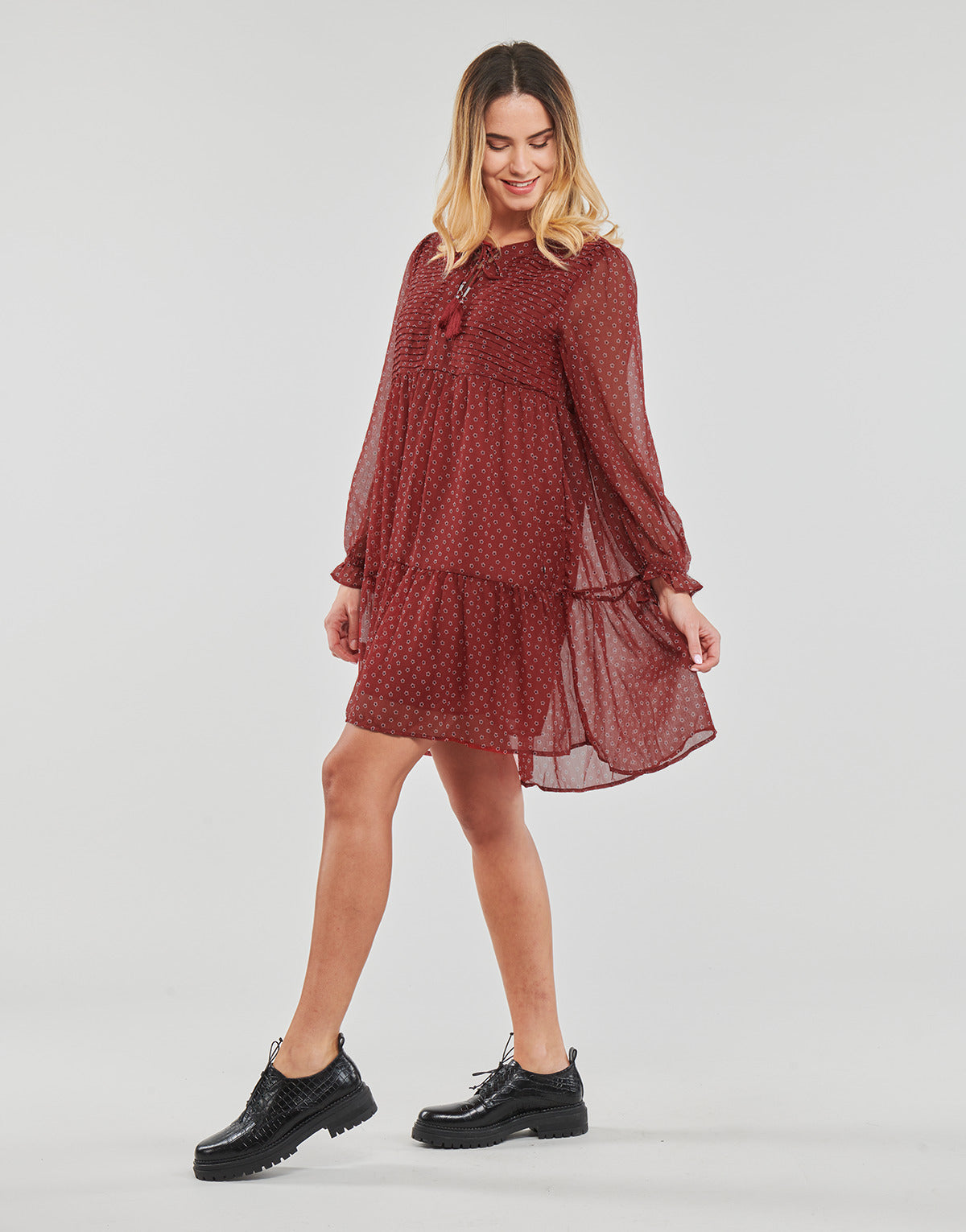 Abito corto Donna Pepe jeans  ELEONORA  Rosso