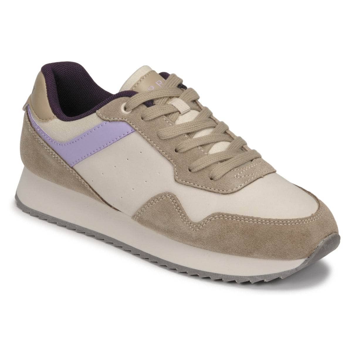 Sneakers basse Donna Esprit 082EK1W301 Beige