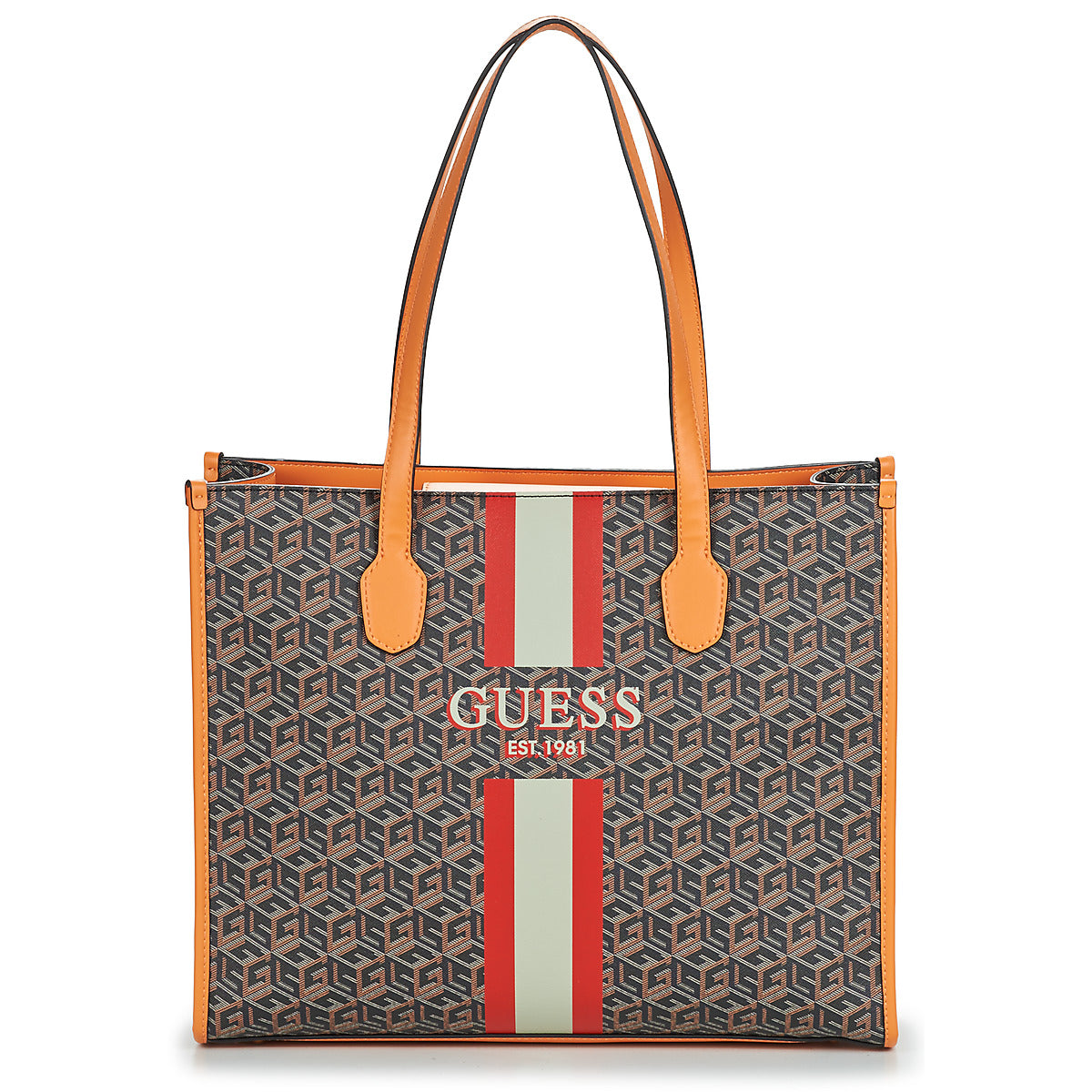 Borsa Shopping Donna Guess  SILVANA TOTE  Marrone