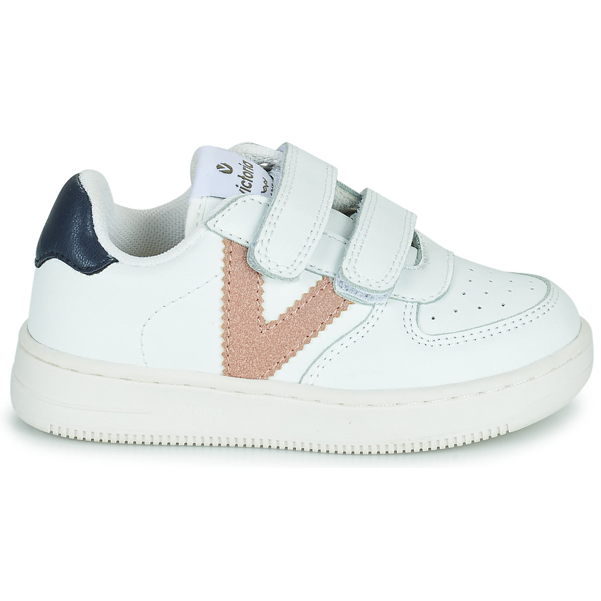 Scarpe bambini ragazza Victoria TIEMPO EFECTO PIEL COL Bianco