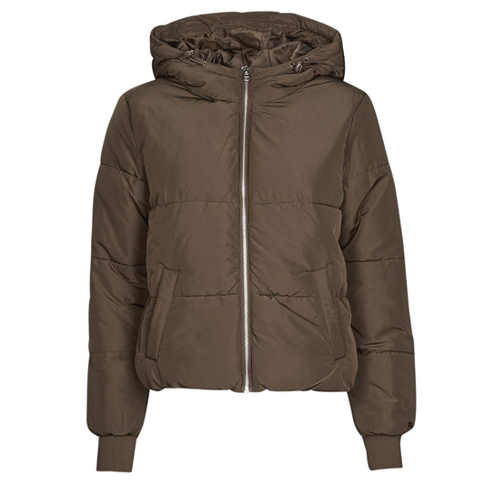 Piumino Donna JDY JDYNEWERICA SHORT HOOD JACKET OTW Marrone