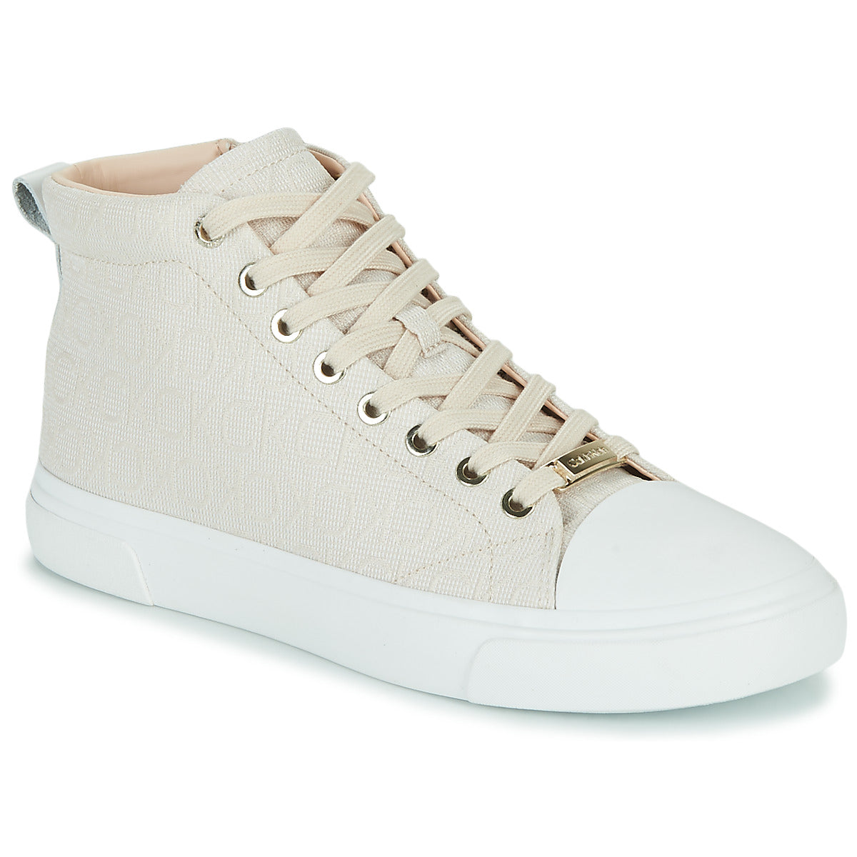 Sneakers alte Donna Calvin Klein Jeans  VULC HIGH TOP-MN JQ  Beige
