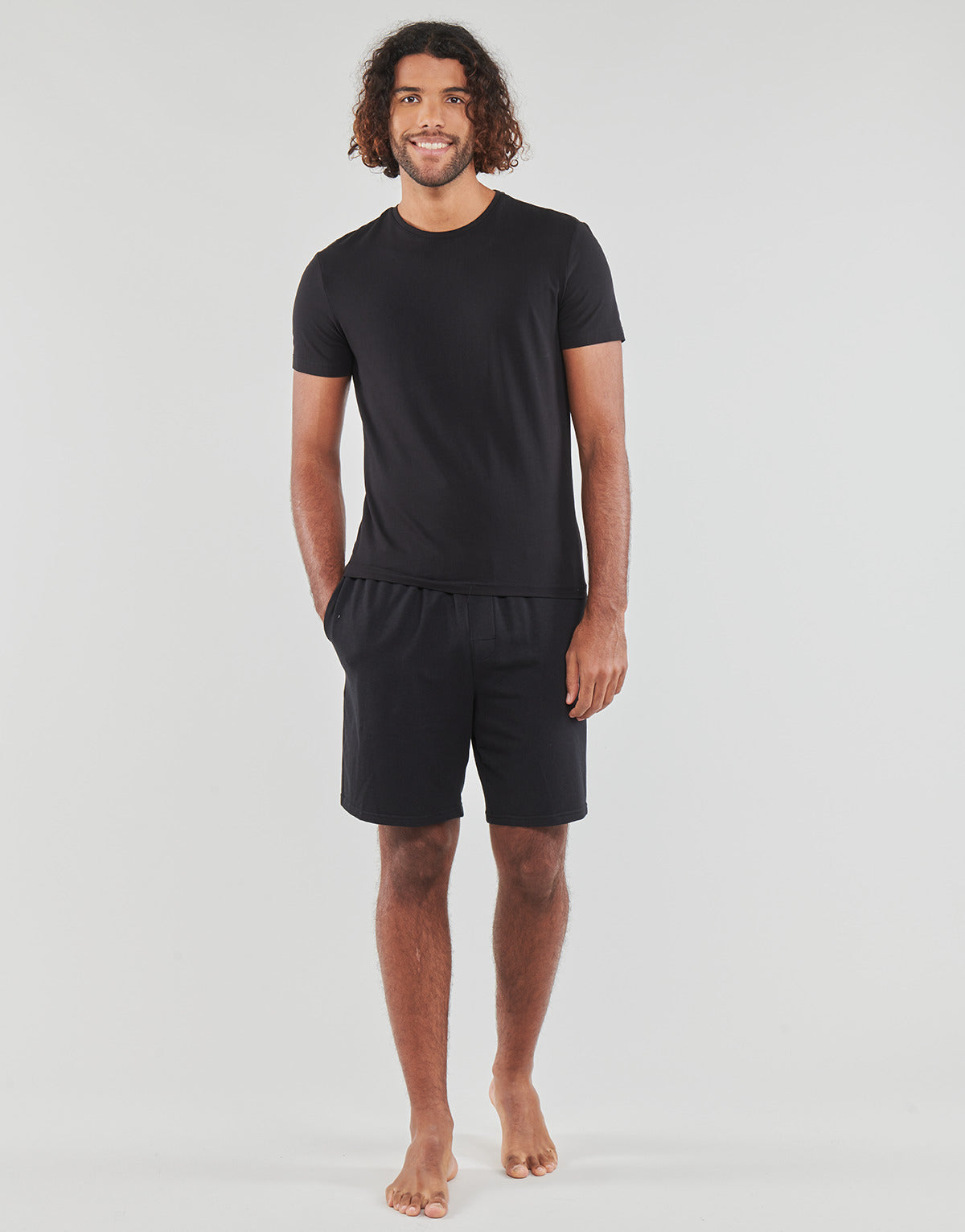 Pantaloni corti Uomo Calvin Klein Jeans SLEEP SHORT Nero