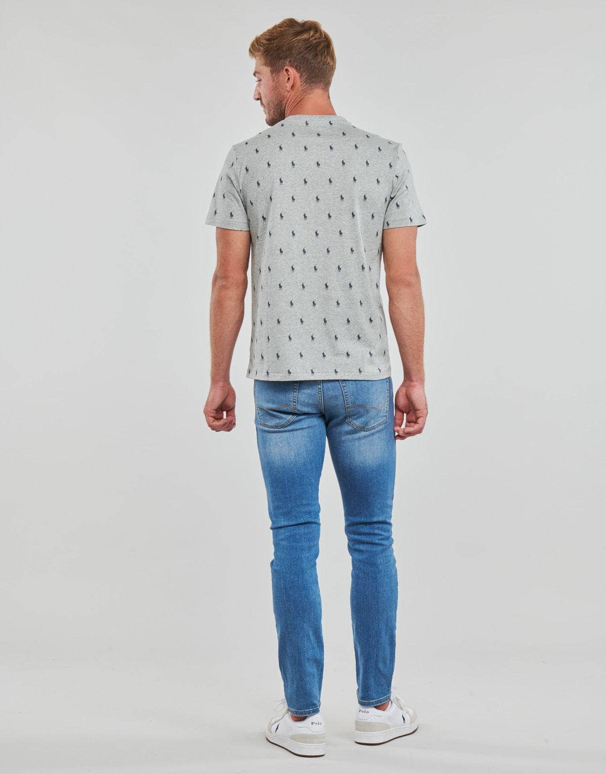 T-shirt Uomo Polo Ralph Lauren SS CREW Grigio