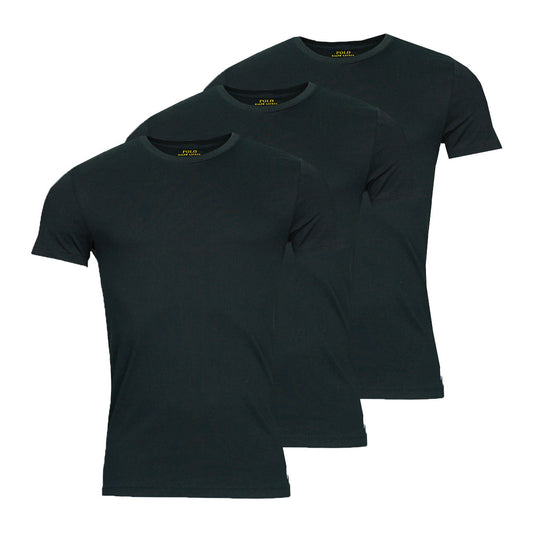 T-shirt Uomo Polo Ralph Lauren CREW NECK X3 Nero
