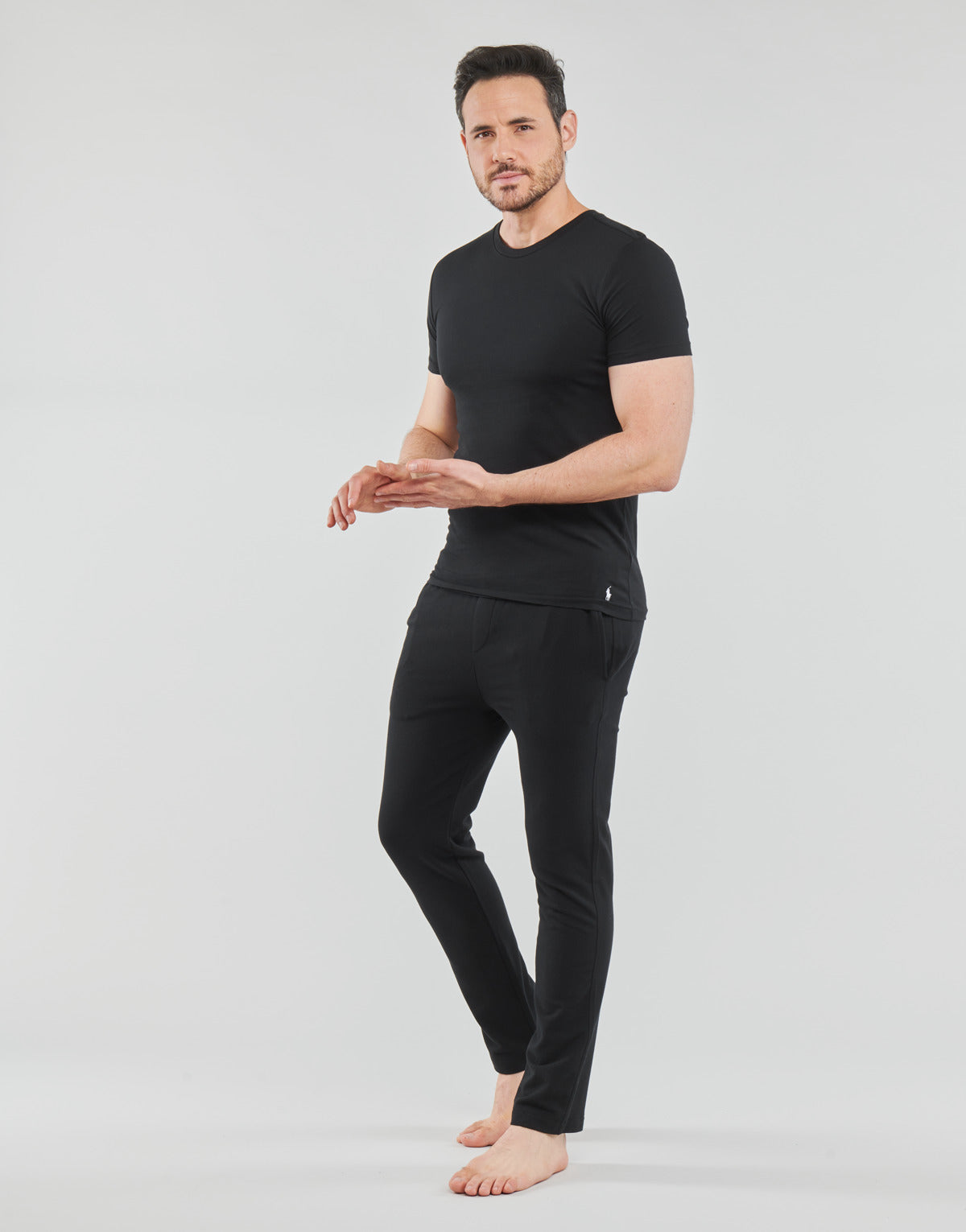 T-shirt Uomo Polo Ralph Lauren  CREW NECK X3  Nero