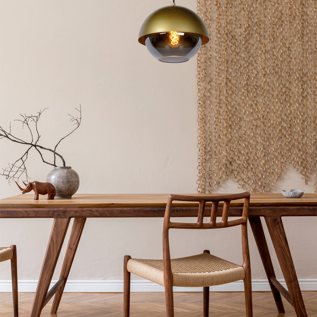 Lampadari sospensioni e plafoniere Lucide COOPER Oro