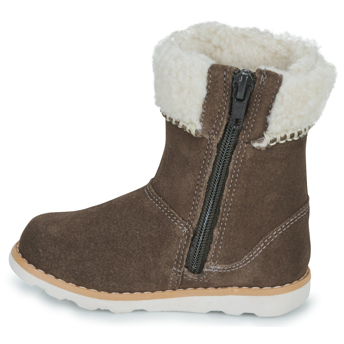 Stivaletti bambini ragazza Clarks Crown Loop T Marrone