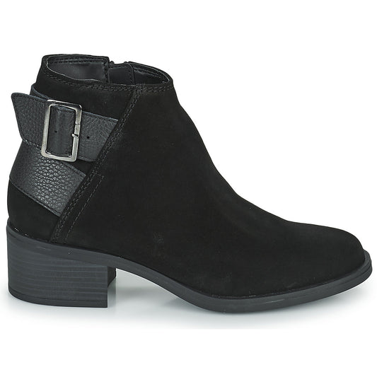 Stivaletti Donna Clarks Memi Buckle Nero