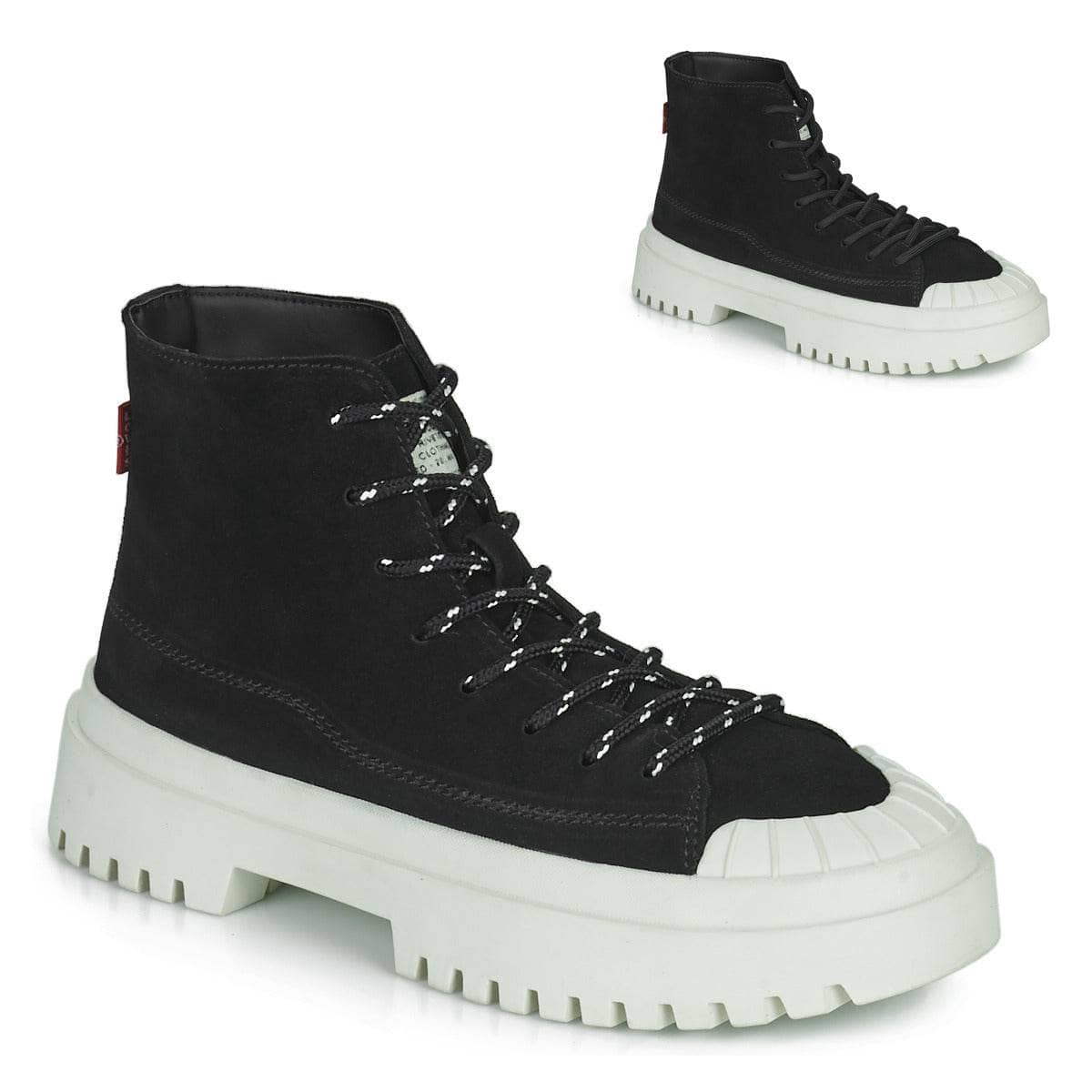 Sneakers alte Donna Levis PATTON S Nero