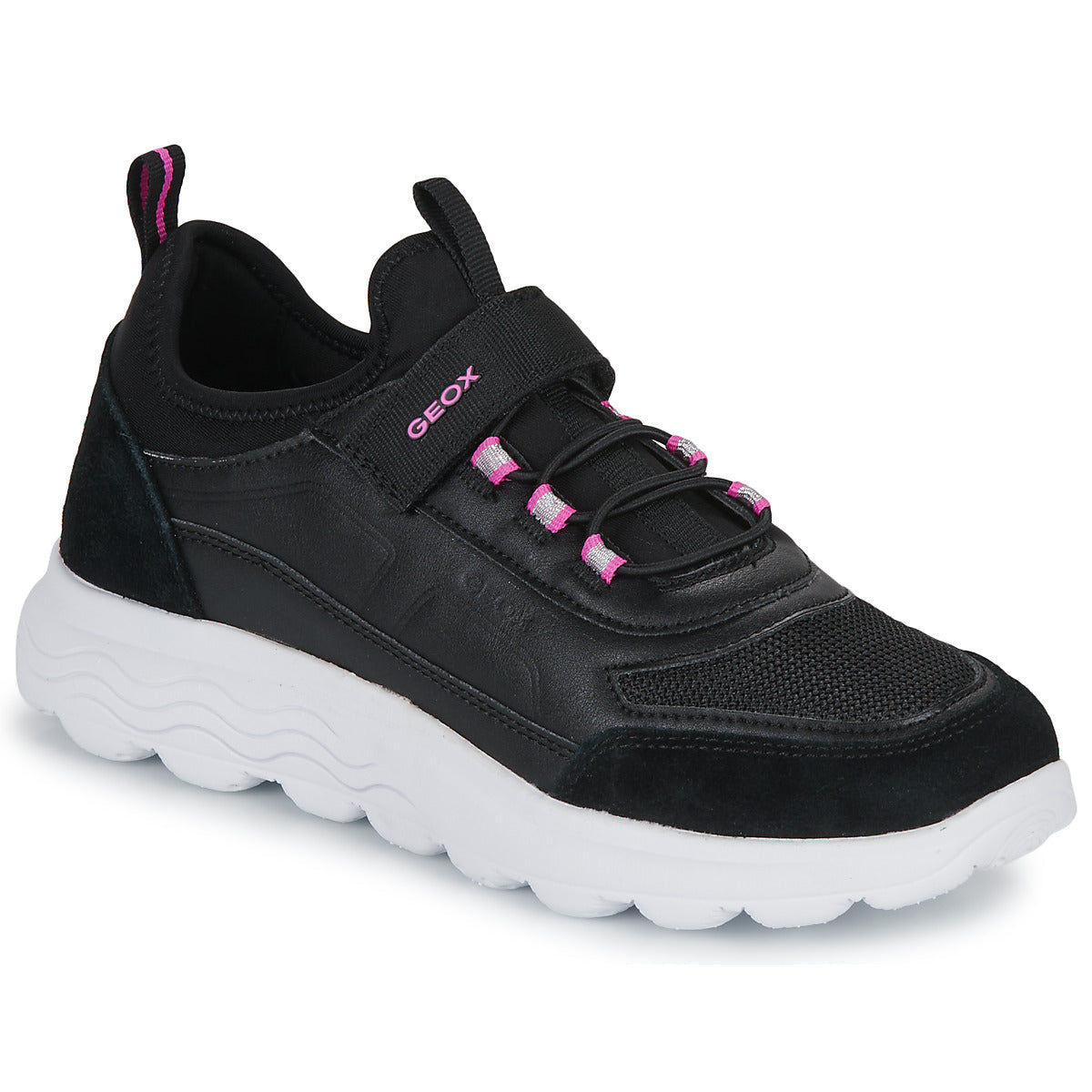 Scarpe bambini ragazza Geox J SPHERICA GIRL A Nero