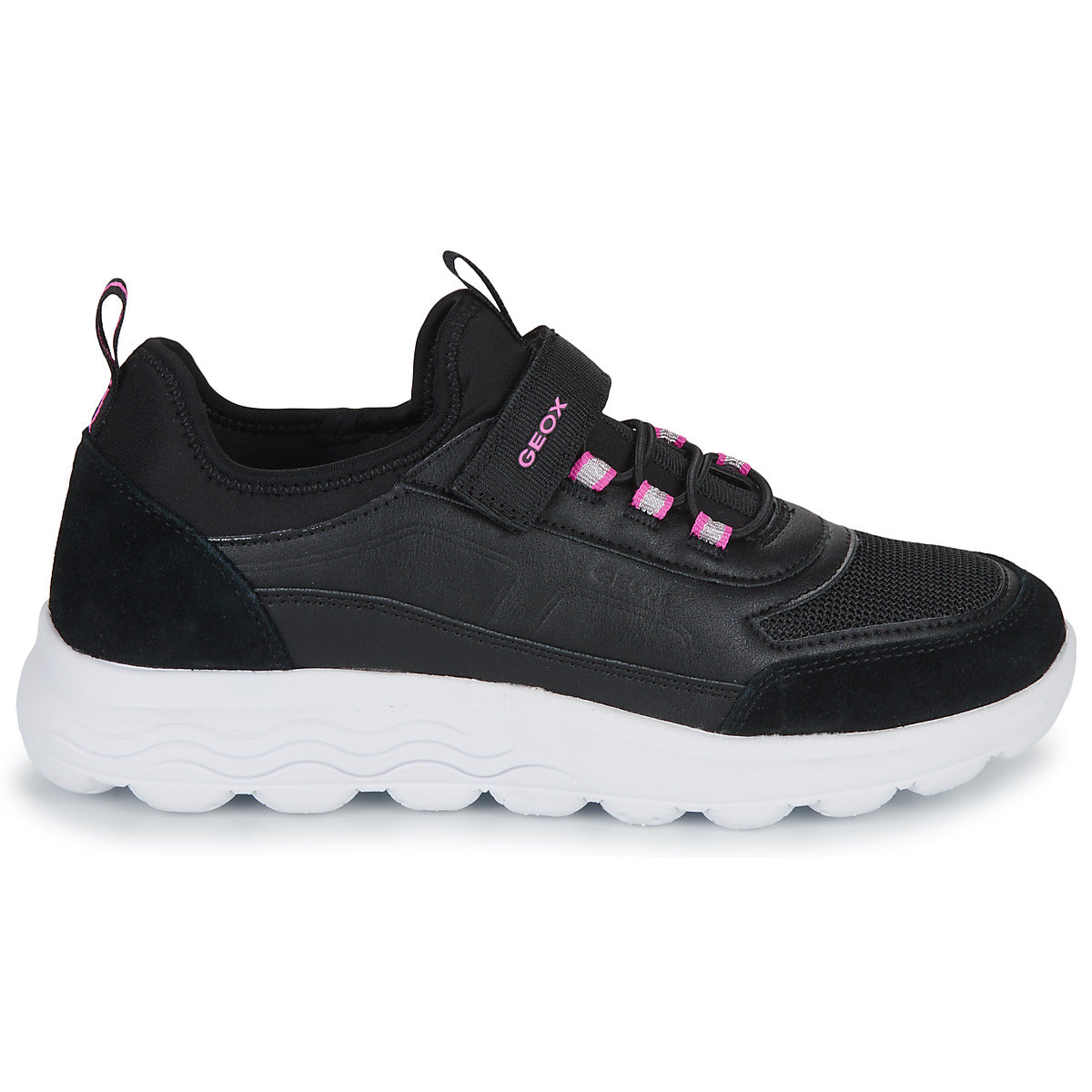 Scarpe bambini ragazza Geox J SPHERICA GIRL A Nero
