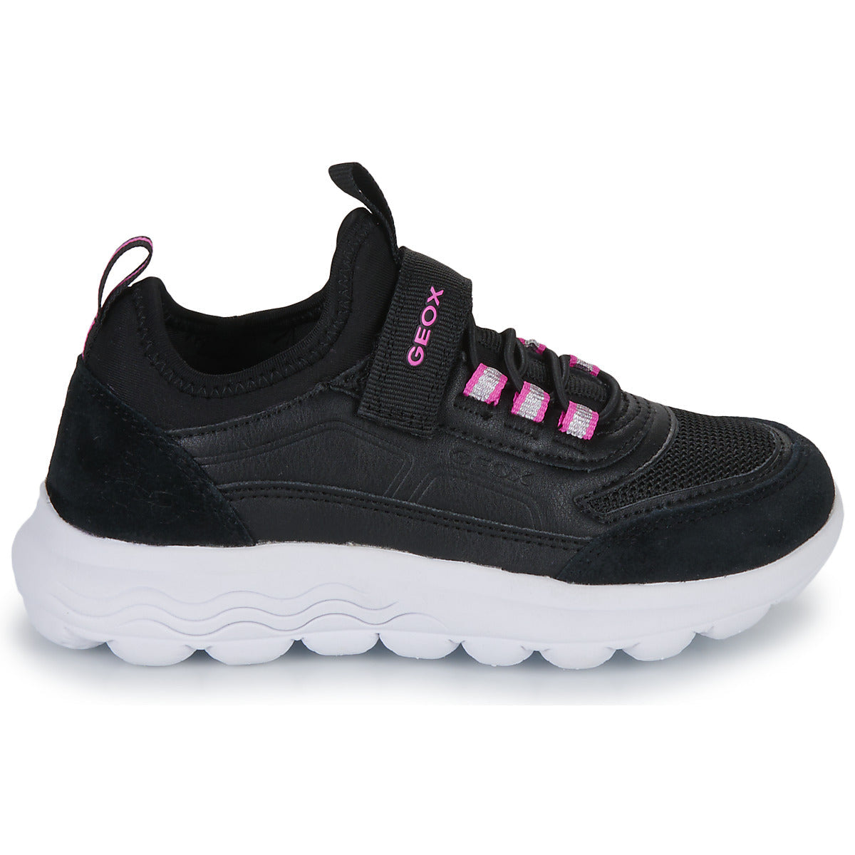 Scarpe bambini ragazza Geox J SPHERICA GIRL A Nero