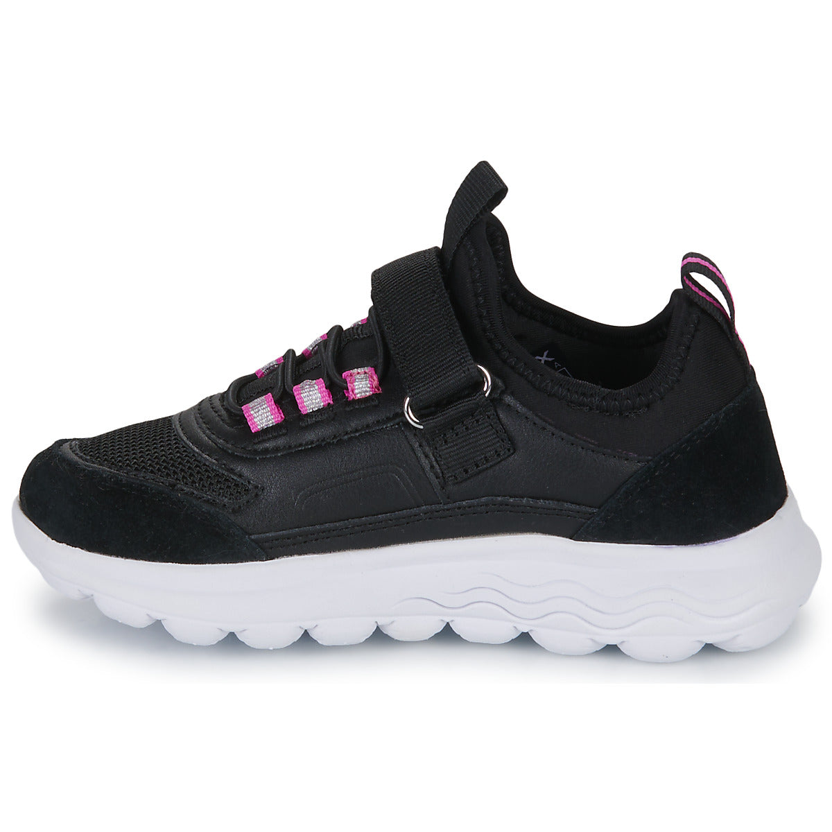 Scarpe bambini ragazza Geox J SPHERICA GIRL A Nero