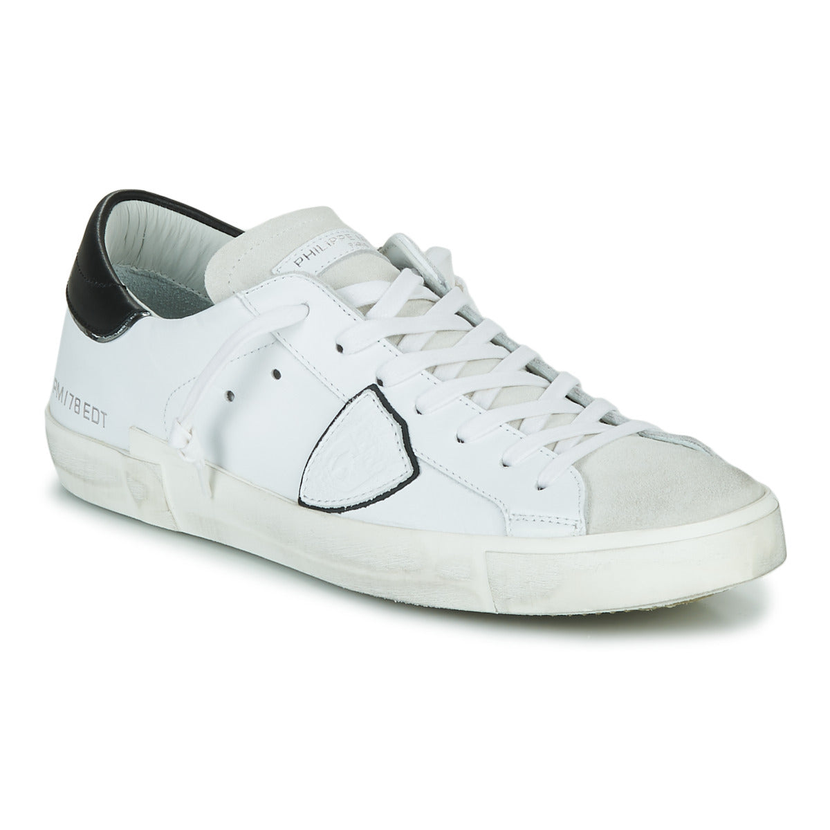 Sneakers Uomo Philippe Model  PARISX LOW MAN  Bianco