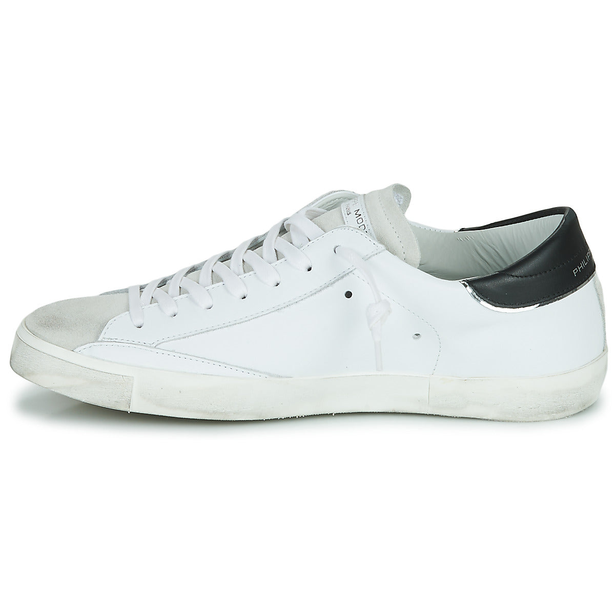 Sneakers Uomo Philippe Model  PARISX LOW MAN  Bianco