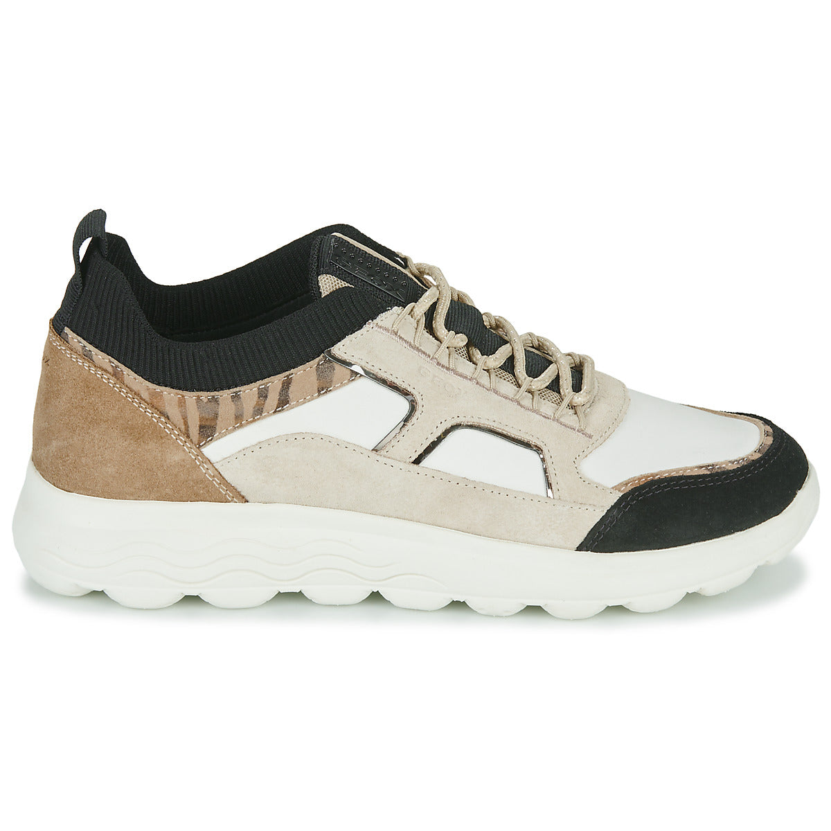 Sneakers basse Donna Geox D SPHERICA C Beige