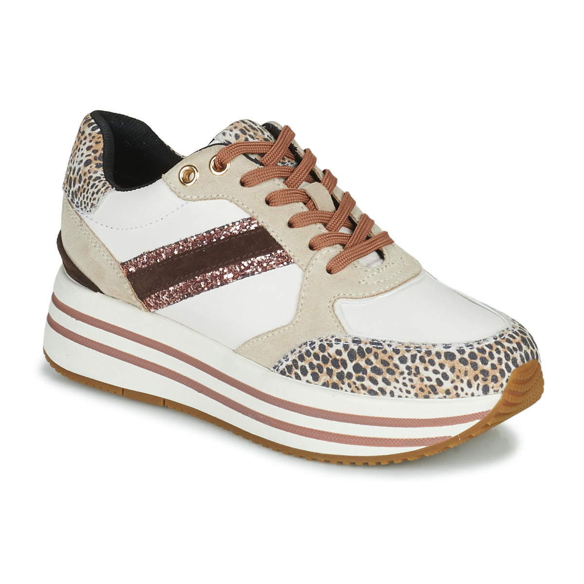 Sneakers basse Donna Geox  D KENCY  Beige