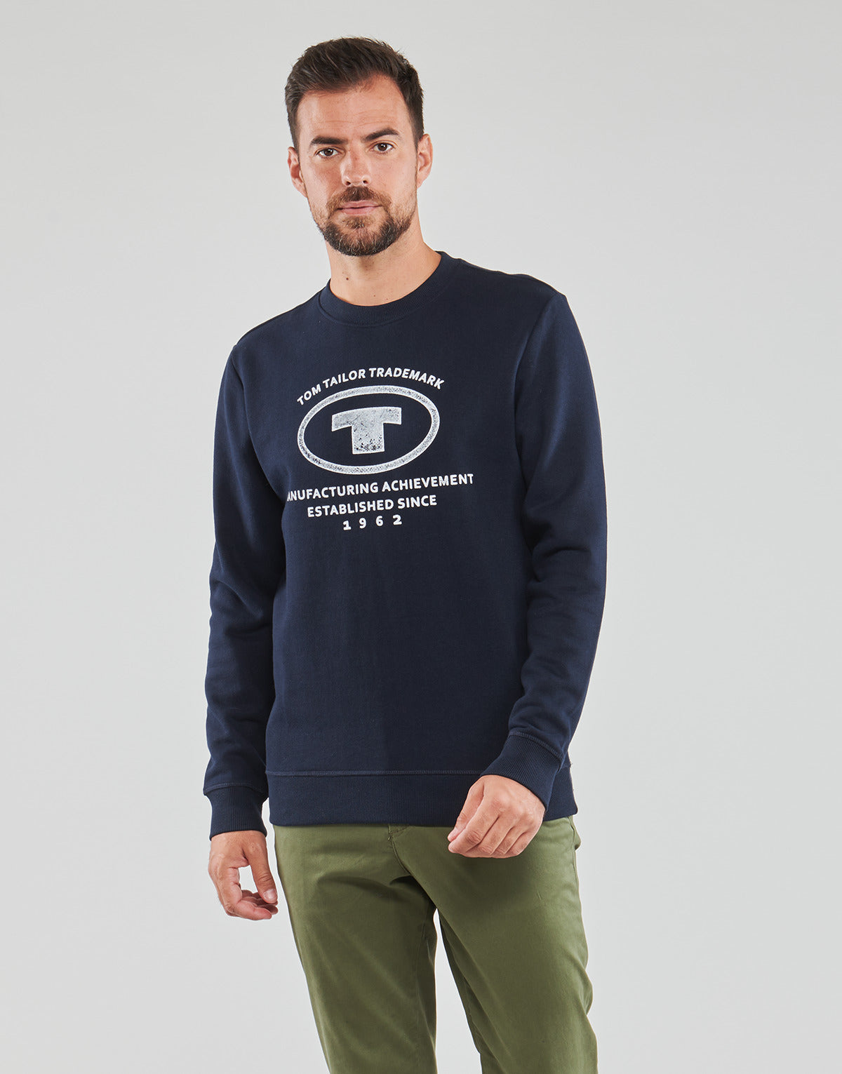 Felpa Uomo Tom Tailor CREW Marine