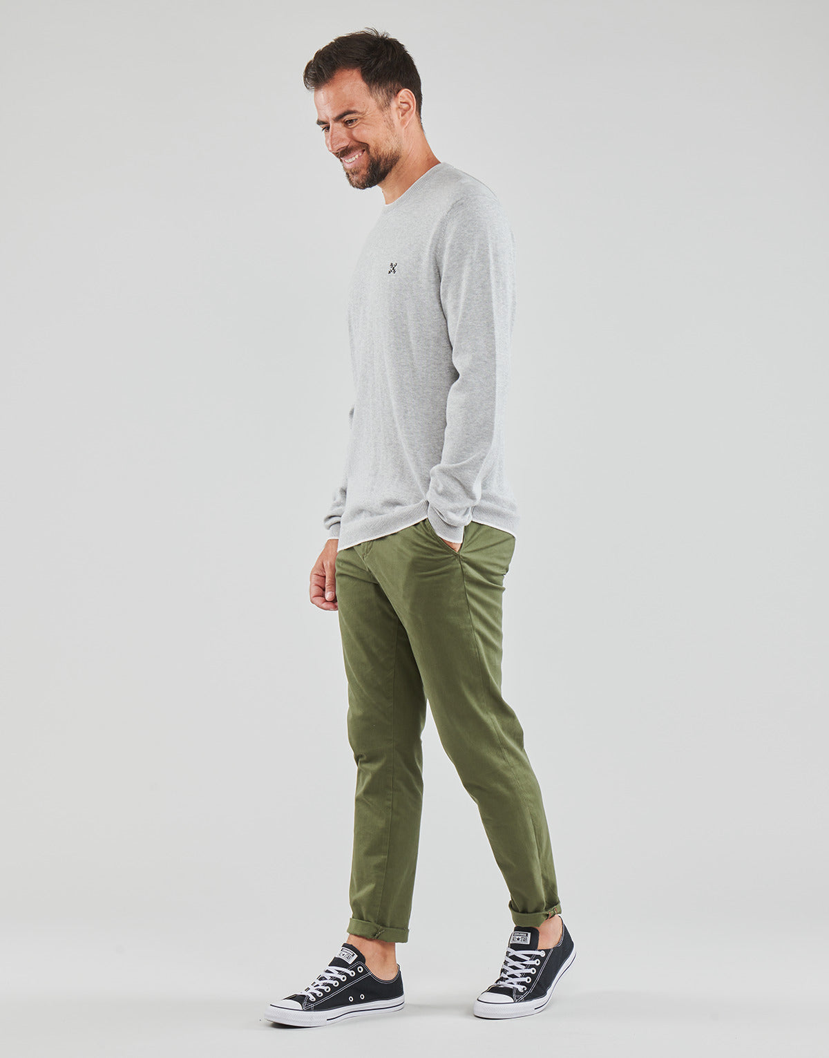 Maglione Uomo Oxbow P0PERONI Grigio