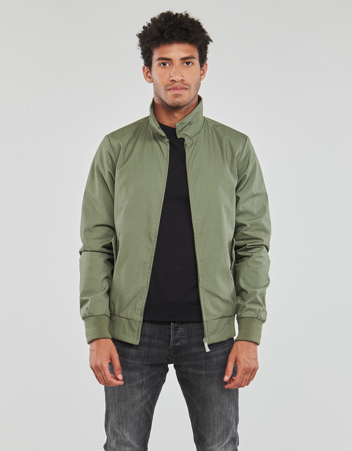 Giubbotto Uomo Harrington RIPSTOP JACKET RECYCLED Kaki