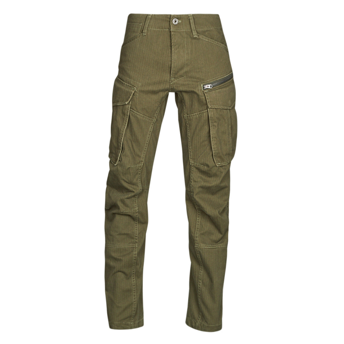 Pantalone Cargo Uomo G-Star Raw ROVIC ZIP 3D REGULAR TAPERED Kaki