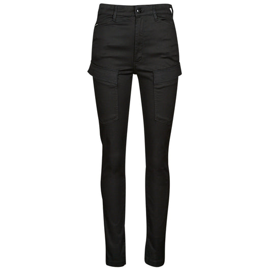 Pantalone Cargo Donna G-Star Raw Kafey Cargo Ultra High Skinny Nero