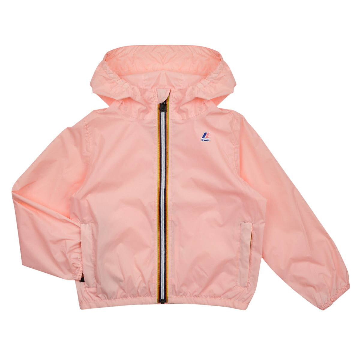 giacca a vento ragazza K-Way LE VRAI 3.0 PETIT CLAUDE Rosa
