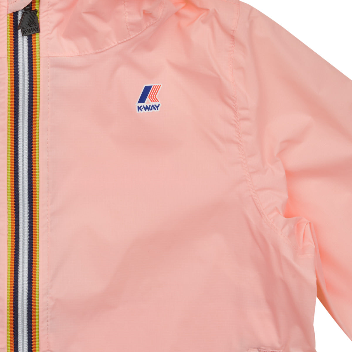 giacca a vento ragazza K-Way LE VRAI 3.0 PETIT CLAUDE Rosa