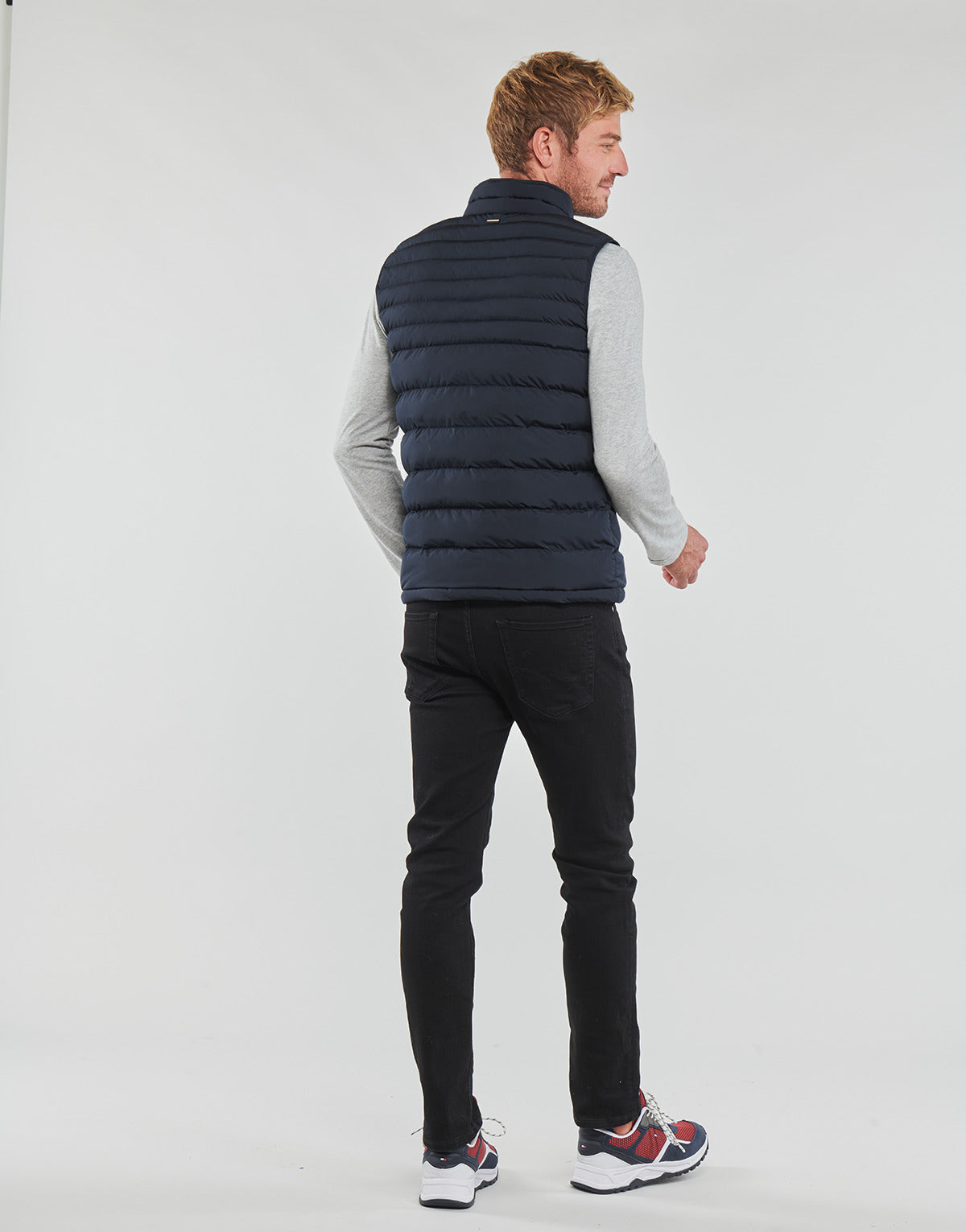 Piumino Uomo Tommy Hilfiger DRESSED CASUAL VEST Marine