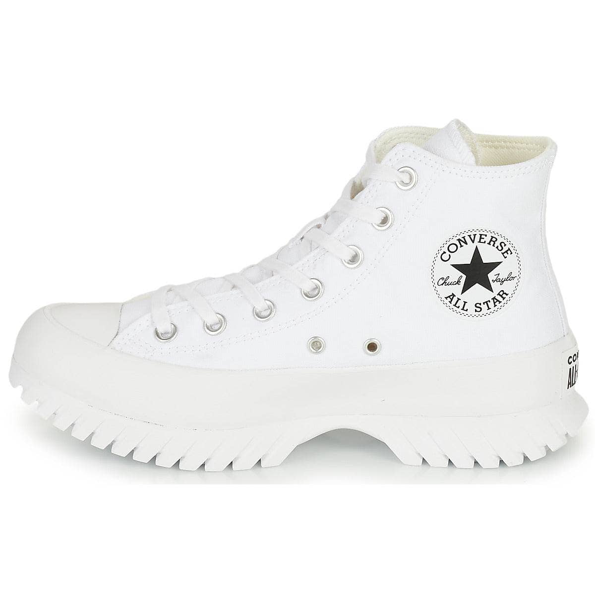 Sneakers alte Donna Converse Chuck Taylor All Star Lugged 2.0 Foundational Canvas Bianco