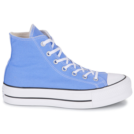 Sneakers alte Donna Converse  Chuck Taylor All Star Lift Canvas Seasonal Color  Blu