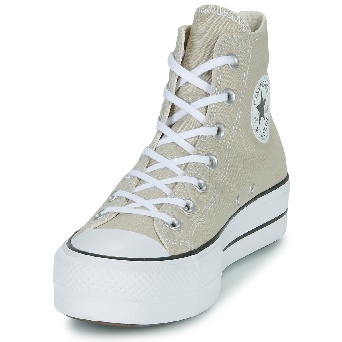 Sneakers alte Donna Converse Chuck Taylor All Star Lift Canvas Seasonal Color Beige